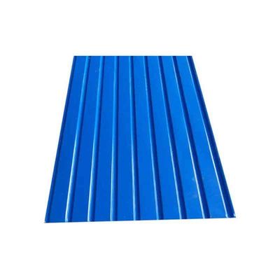 Plaque de toiture galvanisée prépeinte en couleur et revêtue sur mesure en ondulations pour toiture à cadre de maison