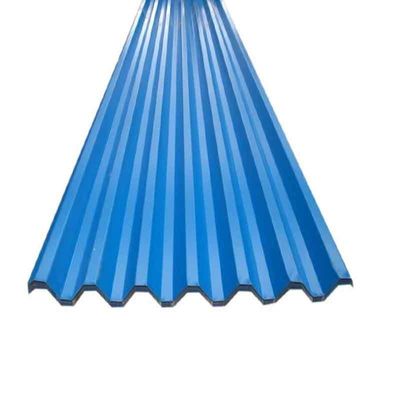 Plaque de toiture galvanisée prépeinte en couleur et revêtue sur mesure en ondulations pour toiture à cadre de maison