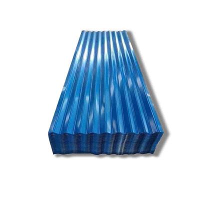 Certificat KS haute résistance à 18 mesures couleur revêtue PPGI PPGL tôle d'acier carreaux de toiture ondulée