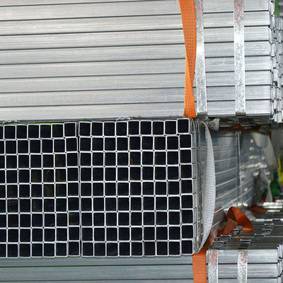 Forme carrée 2.5x2.5 Tubes en acier galvanisé carrée pour matériaux de construction