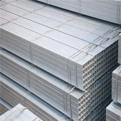 Rouleau à froid de surface personnalisé 75 mm x 75 mm x 6 mm Tubes carrés en acier inoxydable poli