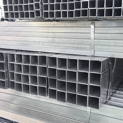 Rouleau à froid de surface personnalisé 75 mm x 75 mm x 6 mm Tubes carrés en acier inoxydable poli