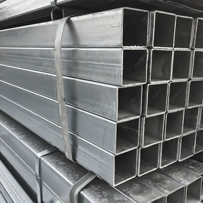 Rouleau à froid de surface personnalisé 75 mm x 75 mm x 6 mm Tubes carrés en acier inoxydable poli