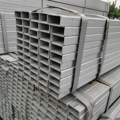 Rouleau à froid de surface personnalisé 75 mm x 75 mm x 6 mm Tubes carrés en acier inoxydable poli