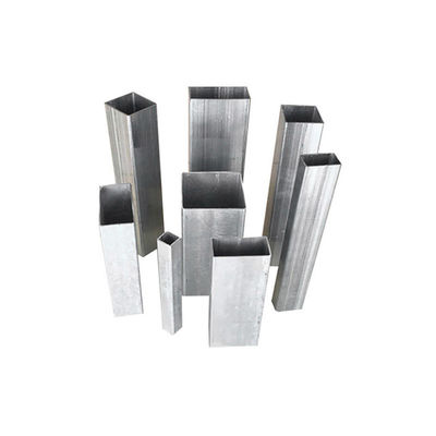 Forme carrée ASTM A50 1*1 pouce 40x60 GI Pièces en acier carré 20x20x2 100x100 Pièces en acier au carbone