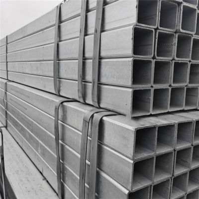 Forme carrée ASTM A50 1*1 pouce 40x60 GI Pièces en acier carré 20x20x2 100x100 Pièces en acier au carbone