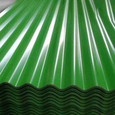 JIS ASTM PPGI Plaque de toiture métallique prépeinte de 24 mesures 60 g GI enduite de zinc