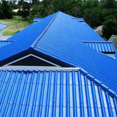 JIS ASTM PPGI Plaque de toiture métallique prépeinte de 24 mesures 60 g GI enduite de zinc