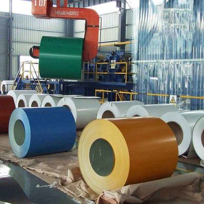 SGCC/CGCC/TDC51DZM Rouleaux d'acier revêtus de couleur résistant à la corrosion