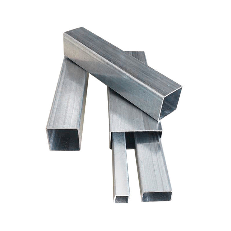 Tuyaux en acier au carbone de forme carrée 4x4 pouces galvanisés 12x12 100x100 Tuyaux MS Tuyaux en acier carrés Longueur du tuyau 6.4M