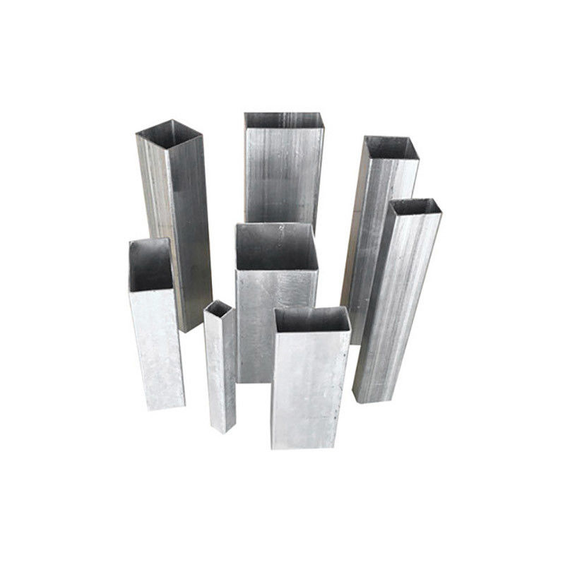 Forme carrée ASTM A50 1*1 pouce 40x60 GI Pièces en acier carré 20x20x2 100x100 Pièces en acier au carbone